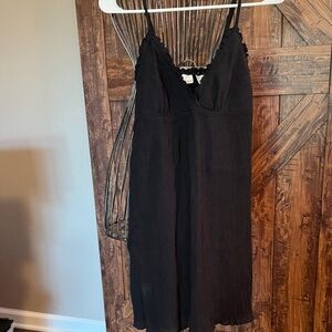 No Boundaries Black Midi Dress  Med. Junior 7-9